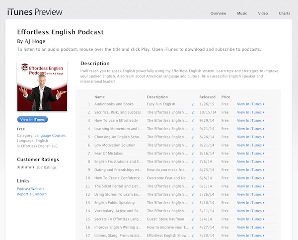 Effortless English Podcast