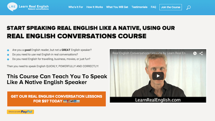 Learn Real English Website